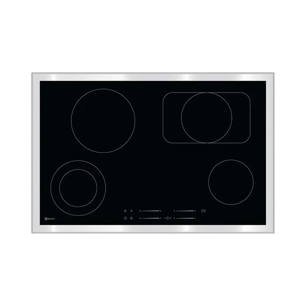 Electrolux GK80TSPLCN Glaskeramik Kochfeld mit Touch-Display