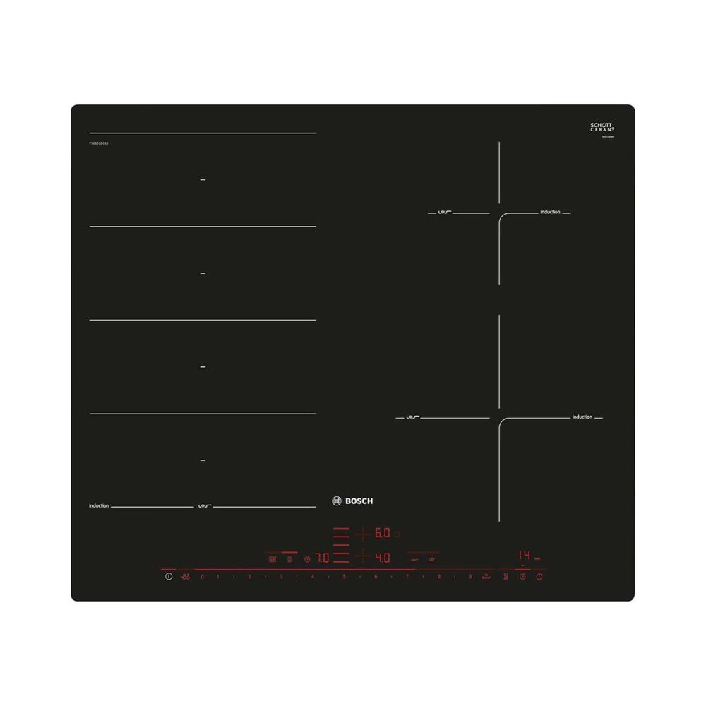 Bosch PXE601DC1E Induktionskochfeld mit Touch-Display