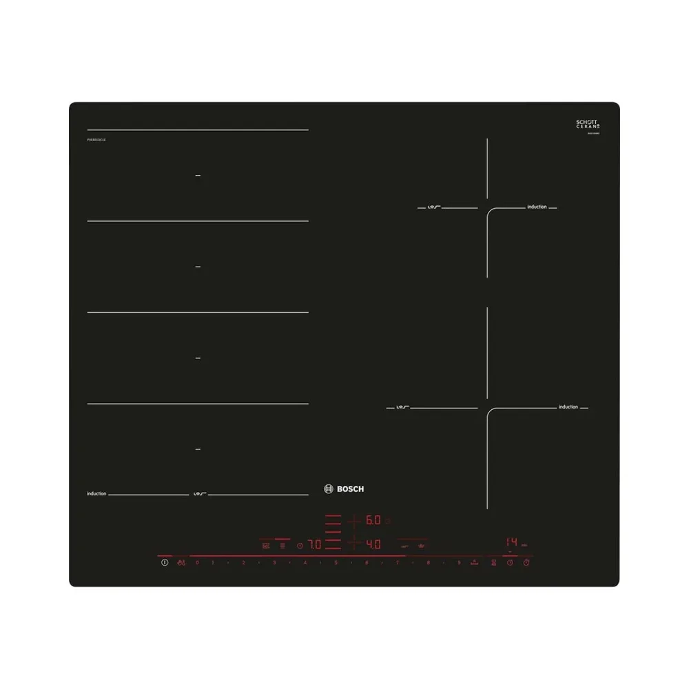 Bosch PXE601DC1E Induktionskochfeld mit Touch-Display