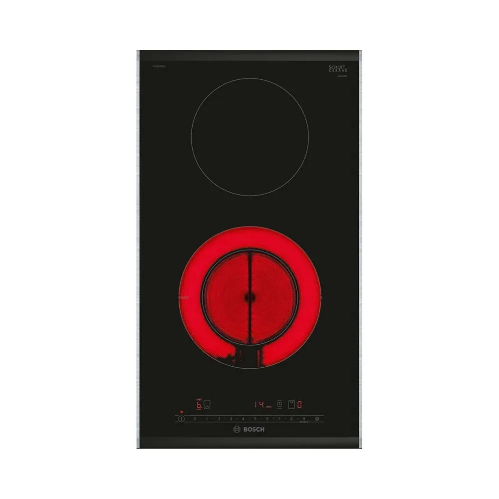 Bosch PKF375FP2E Glaskeramik Kochfeld mit Touch-Display