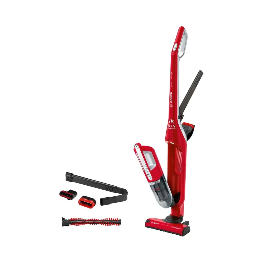 Bosch BBH3ZOO25 Besen- und Akkustaubsauger – Akku Staubsauger/Besenstaubsauger – rot