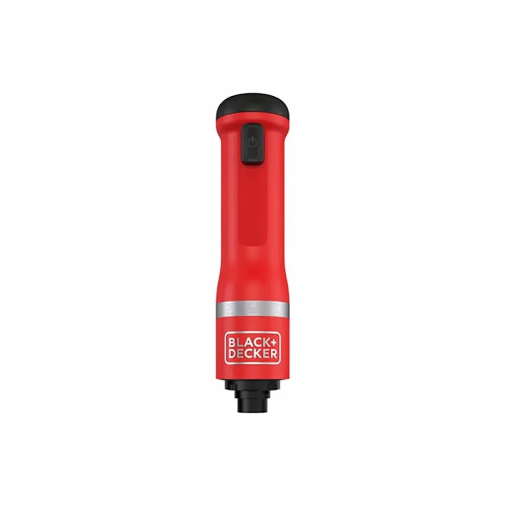 Black Decker 4er-Set Kitchen Wand, rot Akku-Stabmixer