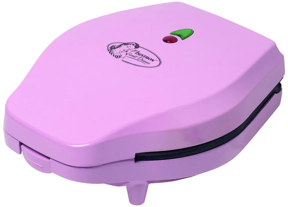Bestron DCPM12 Kuchen-Pop-Macher – Waffeleisen/Brezeleisen – pink