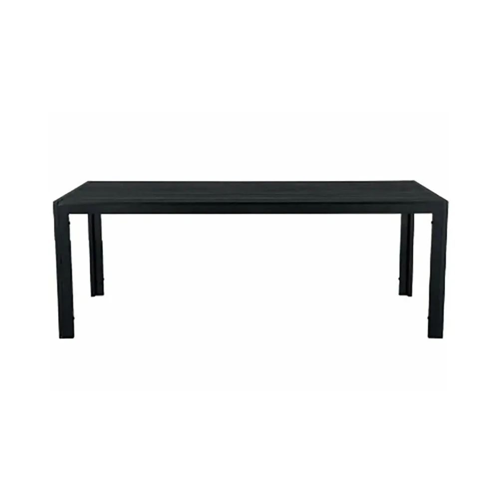 Schou Gartentisch Noah 205x90cm Schwarz