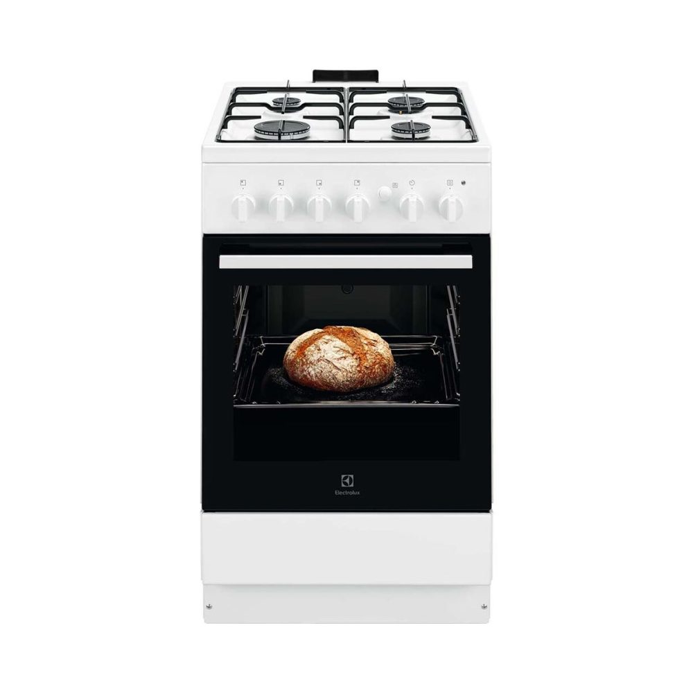 Electrolux FGH5KG212 Freistehender Gasherd – Gasherd freistehend – weiss