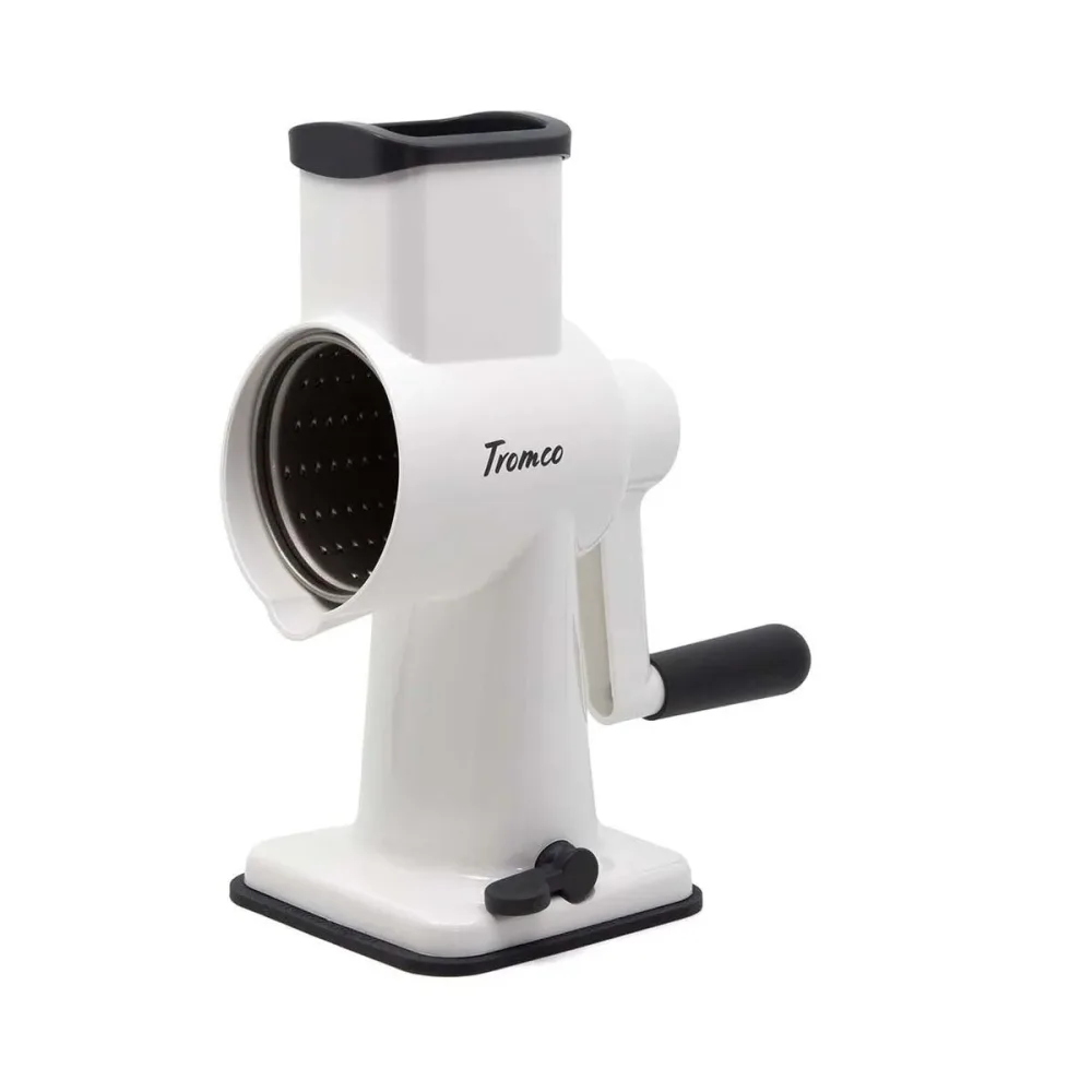 Tromco Classic Trommelraffel-Set Weiss