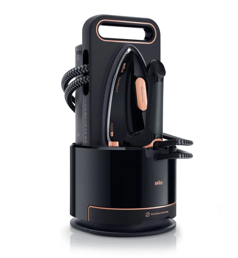 Braun CareStyle 9 / IS9095BK Dampfbügelstation – Dampfbügelstation/Bügelstation – schwarz