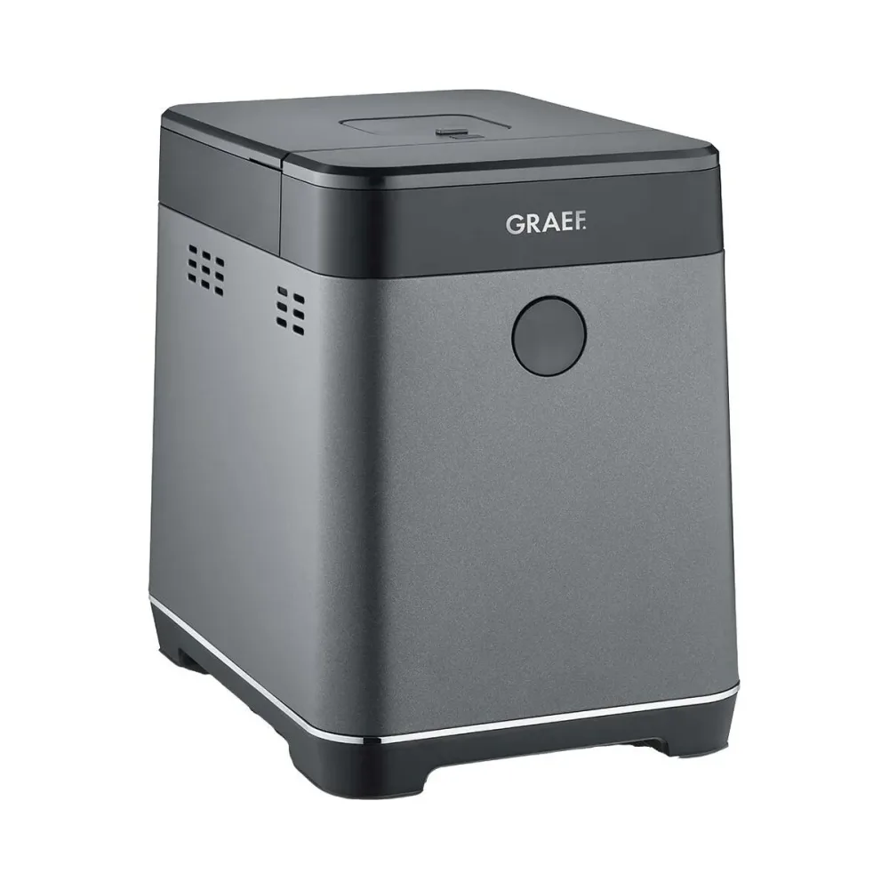Graef BA806EU Brotbackautomat Antihaftbeschichtung, Timerfunktion 750 g Eisenglimmer (seidenmatt), Grau