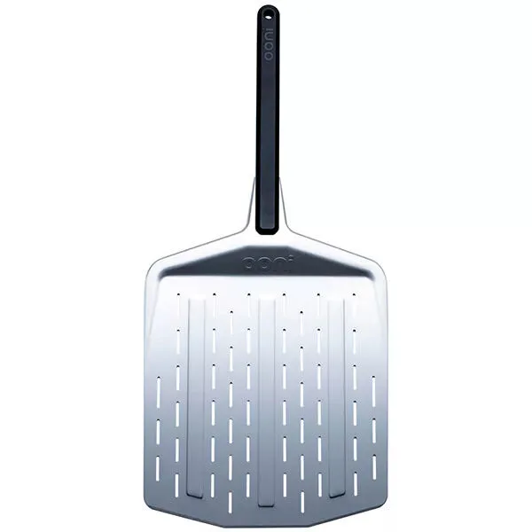 Ooni Pizza Schaufel perforiert 14 – Grillzange/Grillbesteck – aluminium
