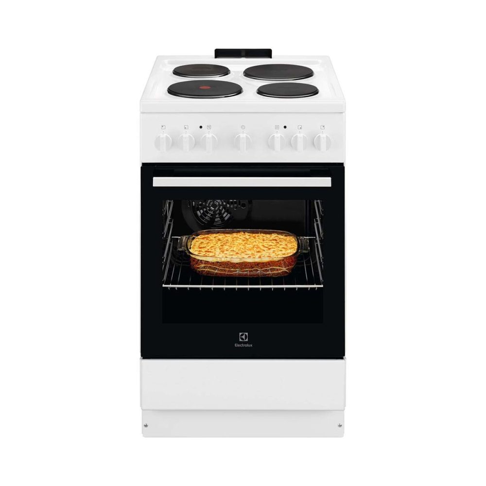 Electrolux FEH5KP104 Freistehender Herd – Kochherd freistehend – weiss
