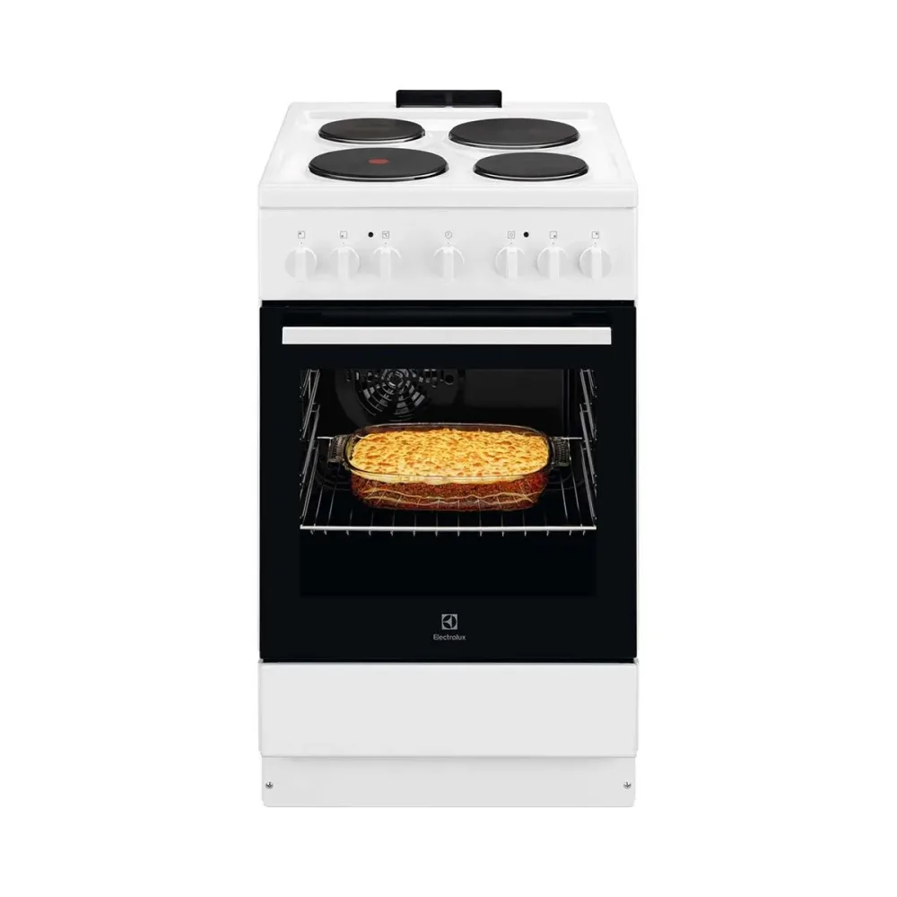 Electrolux FEH5KP104 Freistehender Herd – Kochherd freistehend – weiss