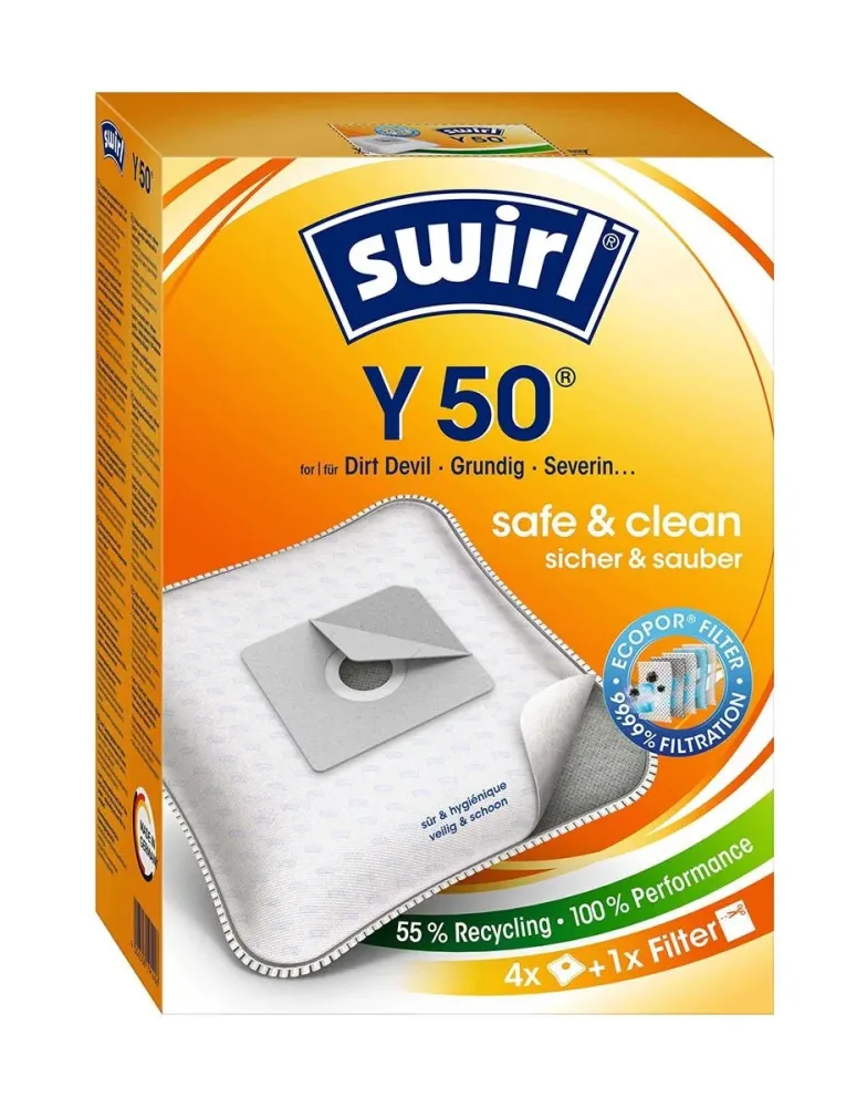 Swirl Y50 AirSpace Staubsaugerbeutel 4 St.