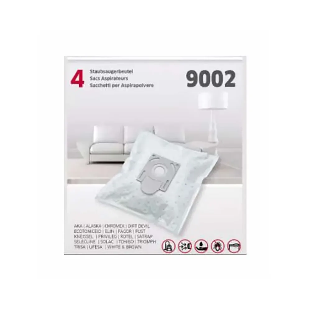 Byro Staubsaugerbeutel 9002 4 Stk. Zubehör – Staubsaugerbeutel/Staubbeutel – white