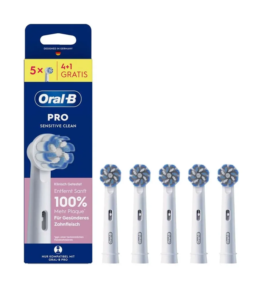 Oral-B Pro Sensitive Clean Aufsteckbürsten 4+1