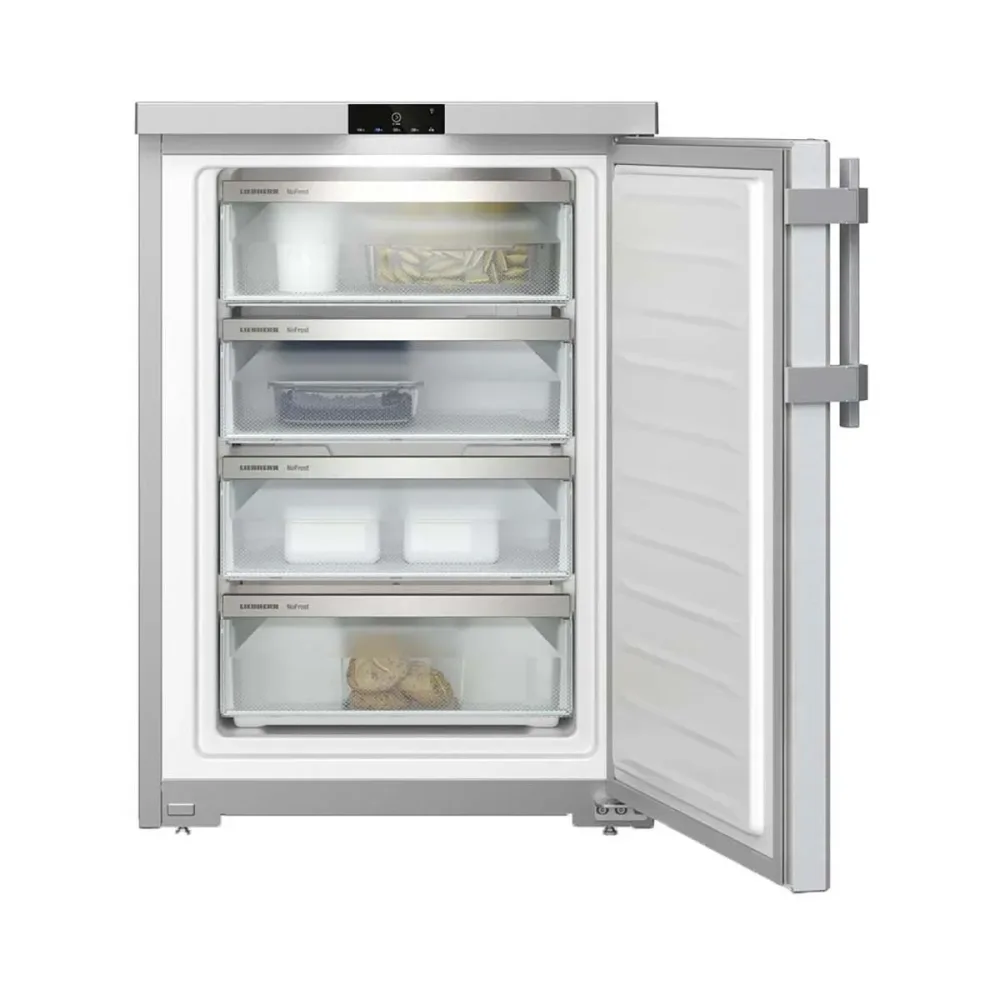 Liebherr FNsddi 1624 Plus Tiefkühlschrank – Mini Gefrierschrank freistehend – silver