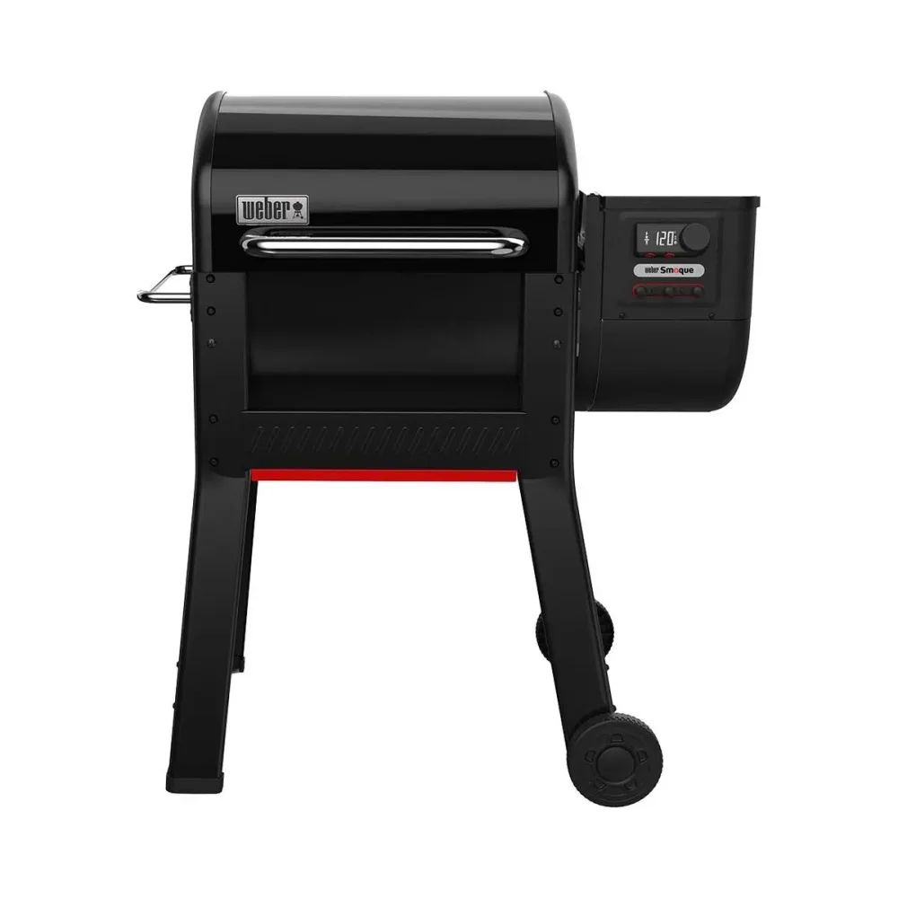 Weber SMOQUE Holzpelletsmoker – Weber Holzkohlegrill/Kohlegrill – schwarz