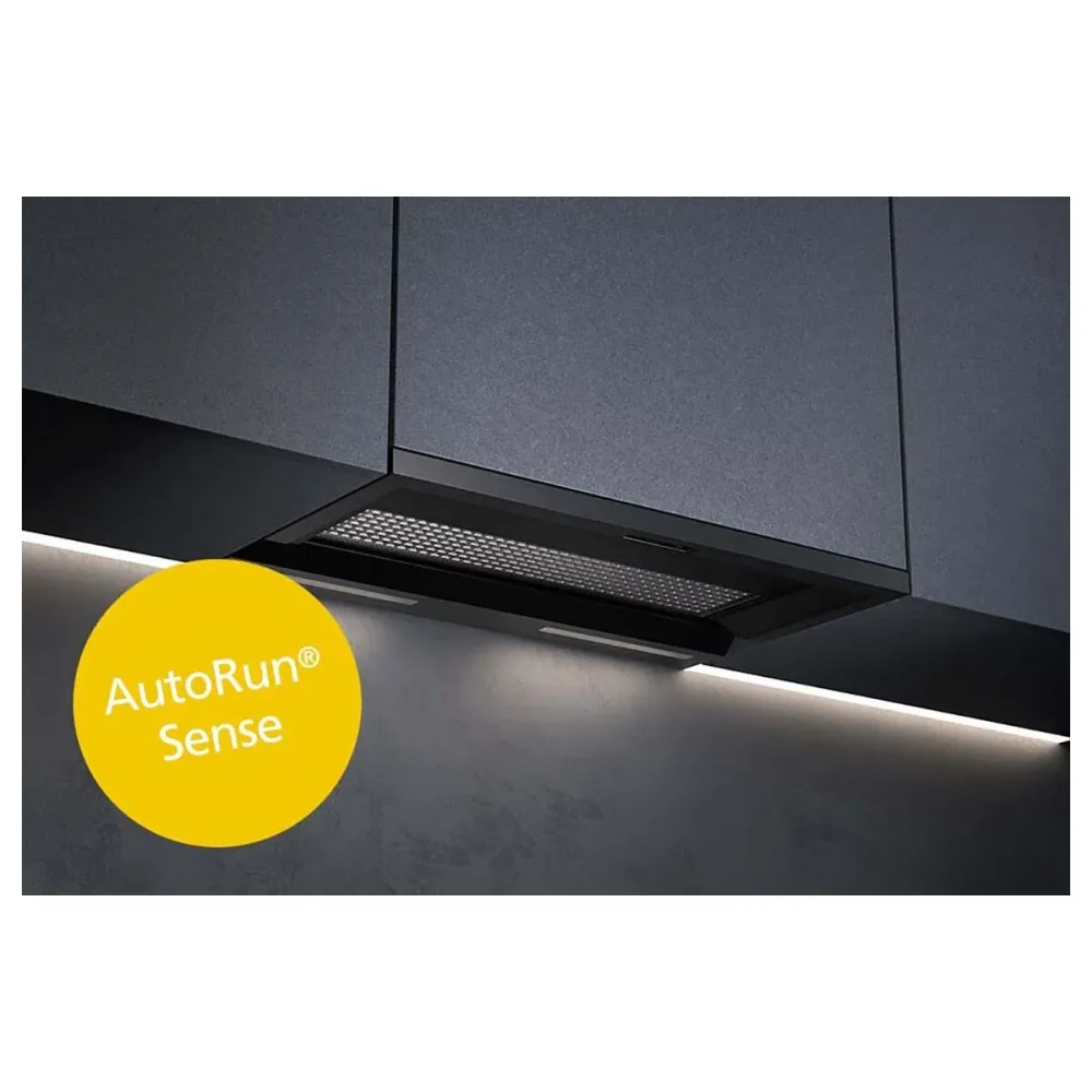 Wesco EVME 218-60 Umluft mit Plasma Compact Schwarzmatt Dunstabzugshaube 60cm – Einbau Dunstabzug – schwarz matt