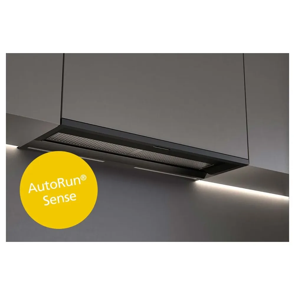Wesco EVME 218-90 Umluft mit Plasma Compact mattschwarz Dunstabzugshaube 60cm – Einbau Dunstabzug – schwarz matt