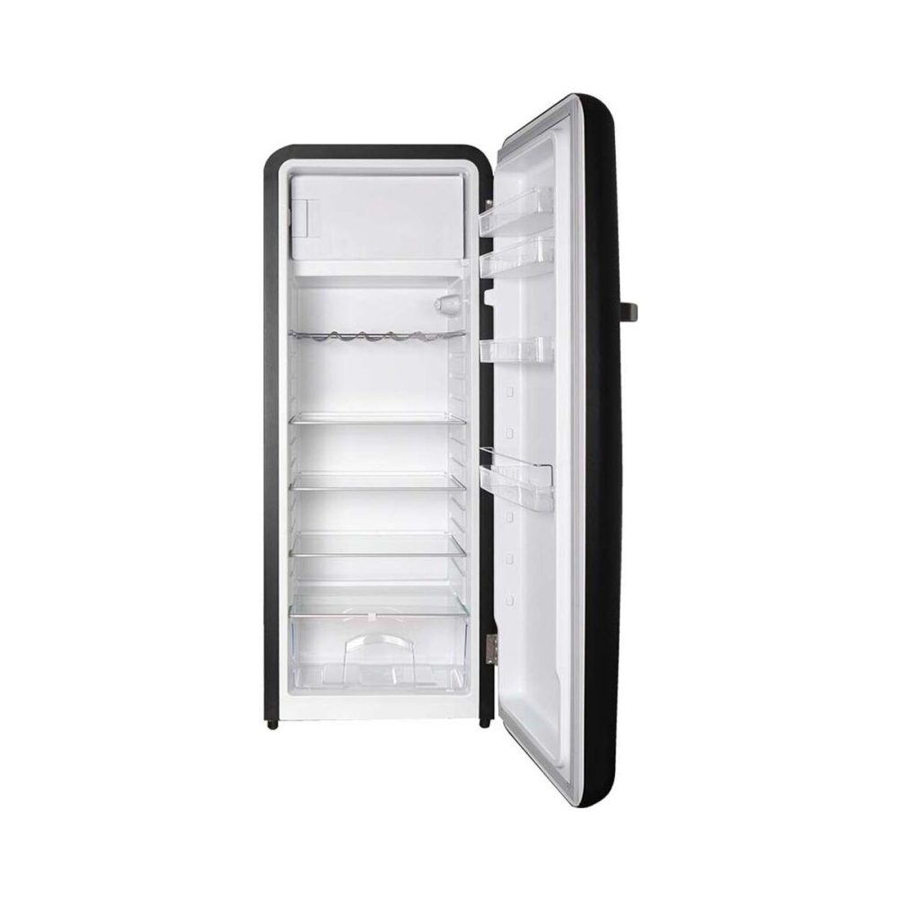 Kibernetik - Retro Kühlschrank KSG260 schwarz, One Size