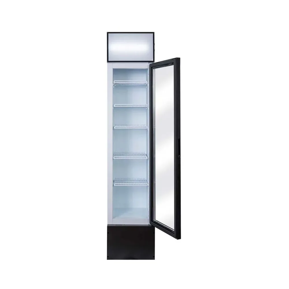 Kibernetik KS160M Gastrokühlschrank – Gastro Kühlschrank – schwarz / weiss