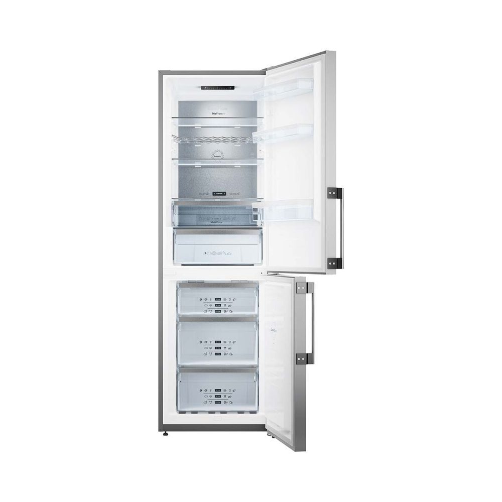 Asko RFN 23841 S Kühl-Gefrierkombination – Kühlschrank mit Gefrierfach freistehend – edelstahl
