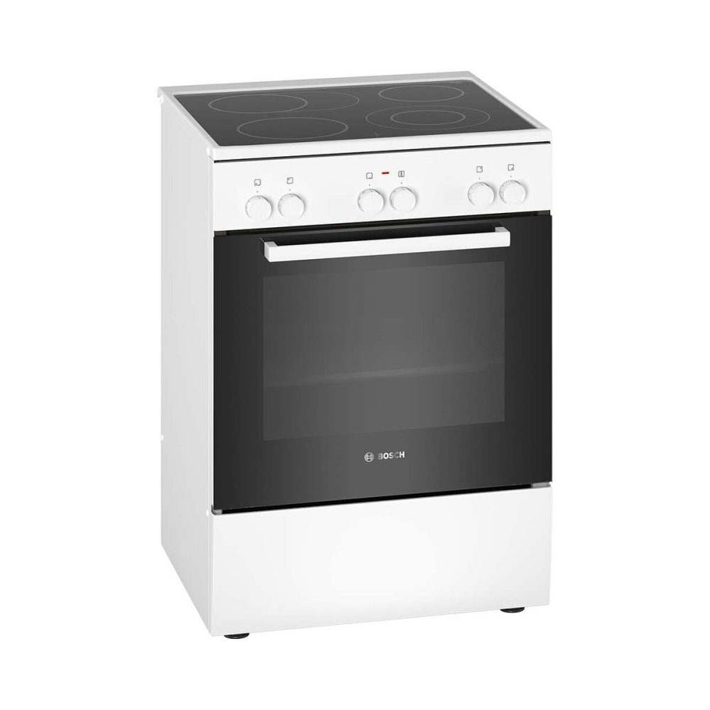 Bosch HKA090220 Freistehender Herd mit Glaskeramik – Kochherd freistehend – weiss