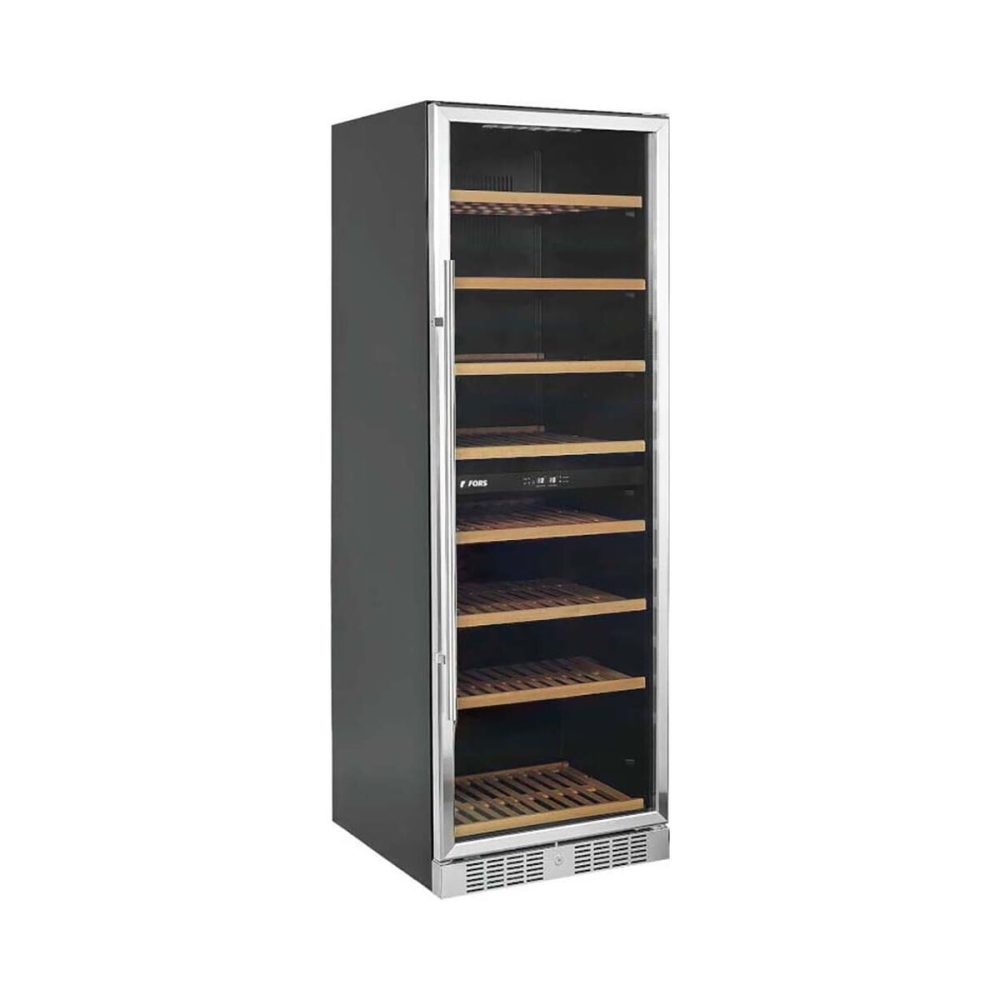 Fors VC 176163 GES Weintemperierschrank – Weinkühlschrank freistehend – edelstahl