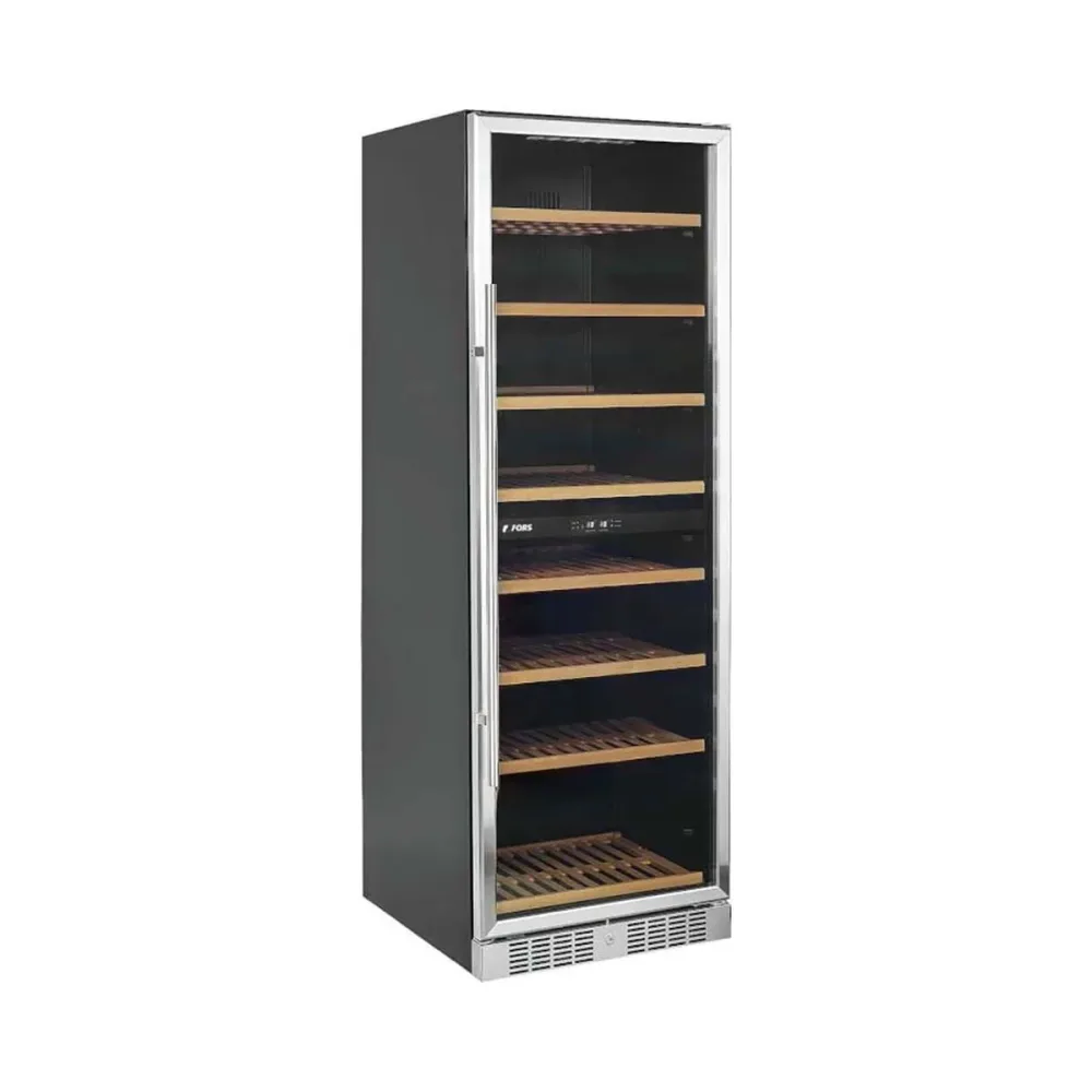 Fors VC 176163 GES Weintemperierschrank – Weinkühlschrank freistehend – edelstahl