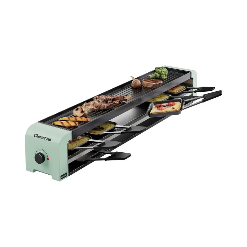 Stöckli CheeseGrill 6 Mint Green Raclettegerät – Tischgrill