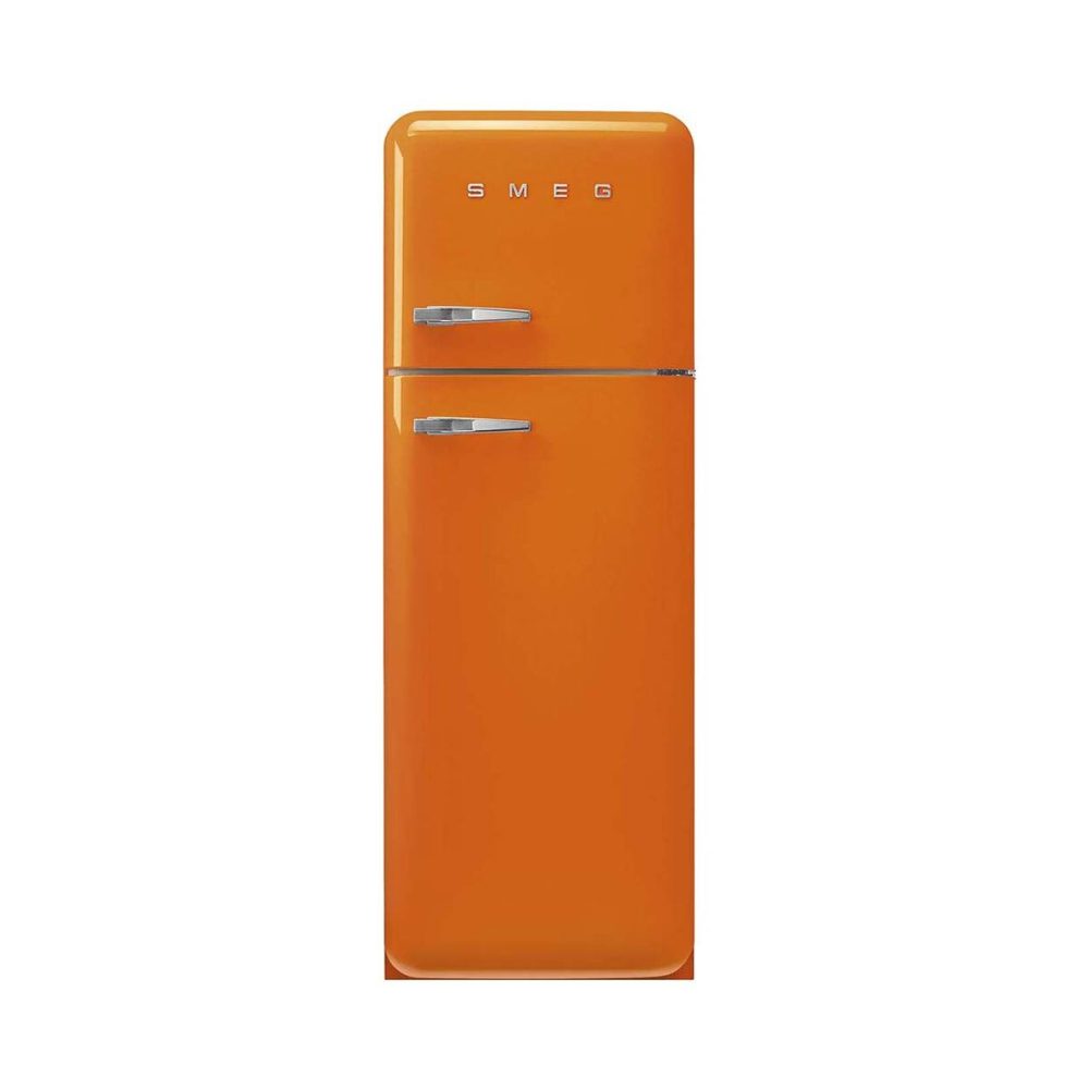 Smeg FAB30ROR6 Kühl-/Gefrierkombination – Kühlschrank mit Gefrierfach freistehend – orange