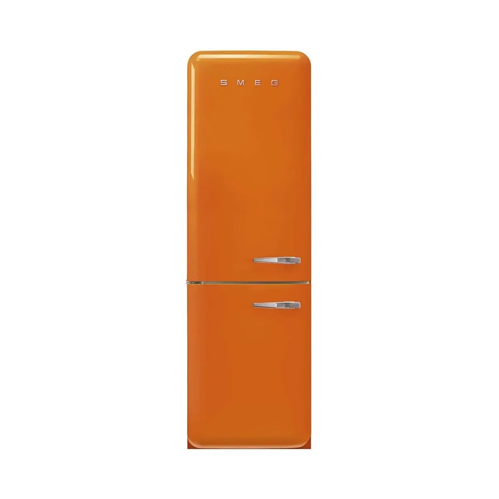 Smeg FAB32LOR6 Kühl-/Gefrierkombination – Kühlschrank mit Gefrierfach freistehend – orange