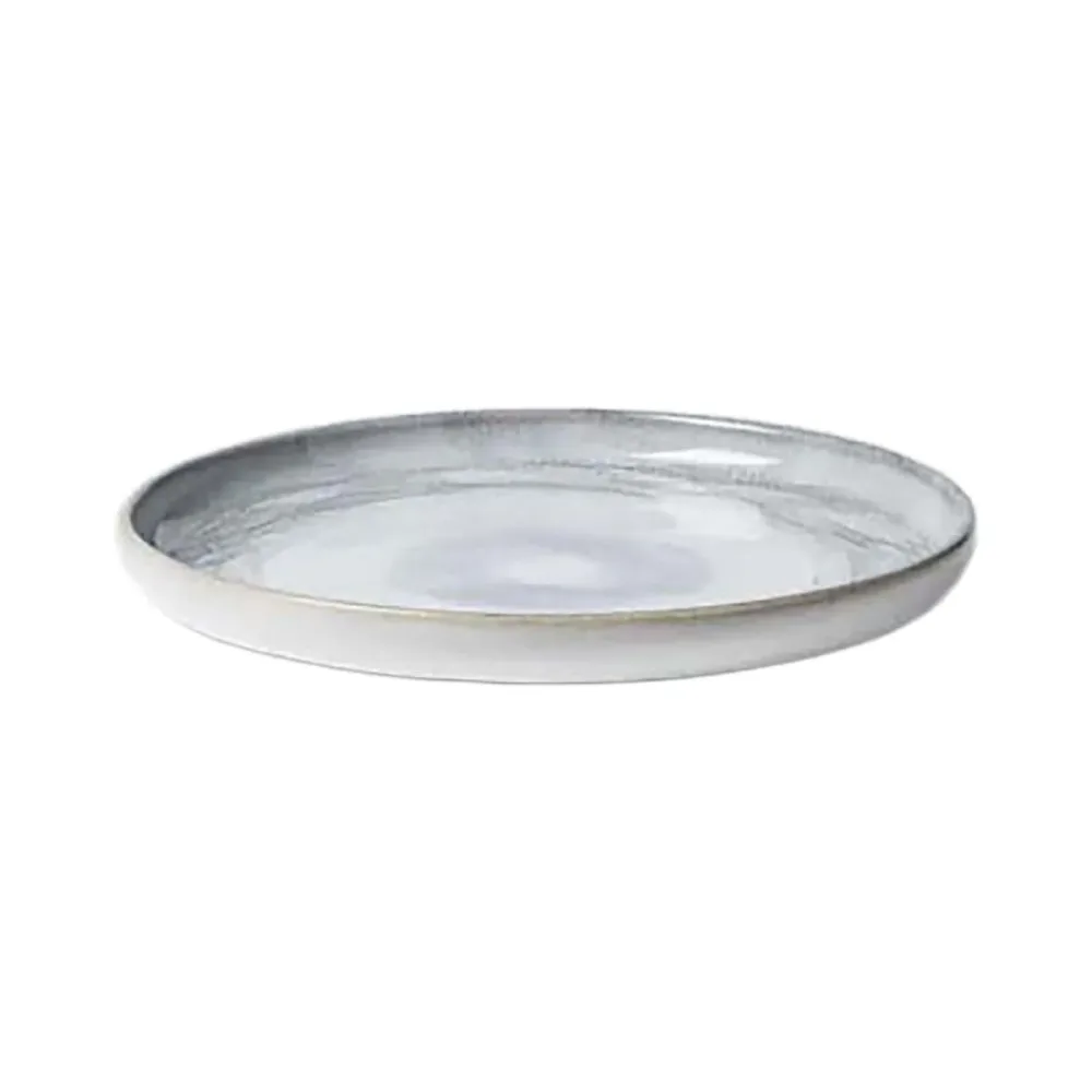 Gipfelstück Dessertteller Set 4-tlg. 22 cm Tiefer See Grau