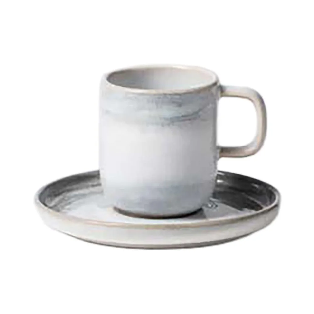 Gipfelstück Espressotassen Set 8-tlg. Tiefer See Grau