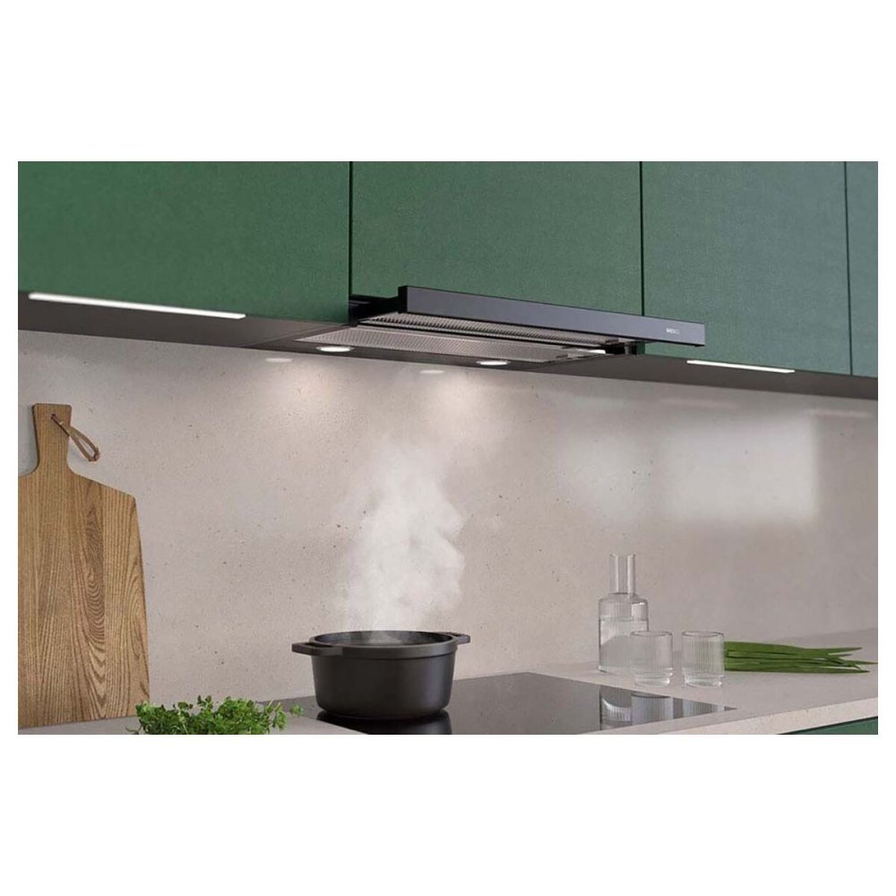 Wesco EVM 216-60 Schwarz Umluft Dunstabzugshaube 60cm – Einbau Dunstabzug