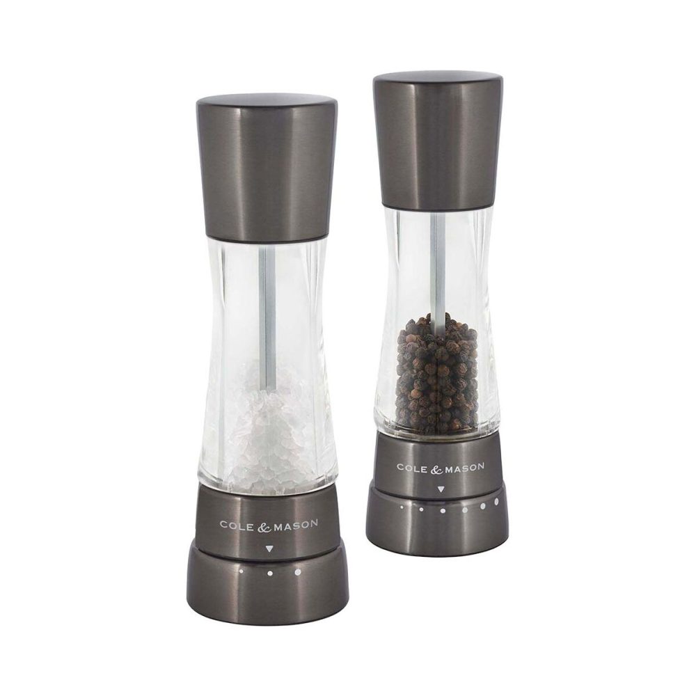 Cole&Mason - Mühlen-Set, 19cm, Anthrazit