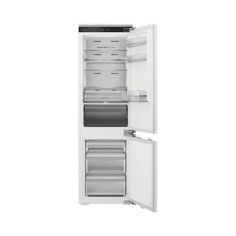 Hisense RB 3B250SAWC Kühlschrank mit Gefrierfach vollintegriert – Einbaukühlschrank mit Gefrierfach 60 cm vollintegriert