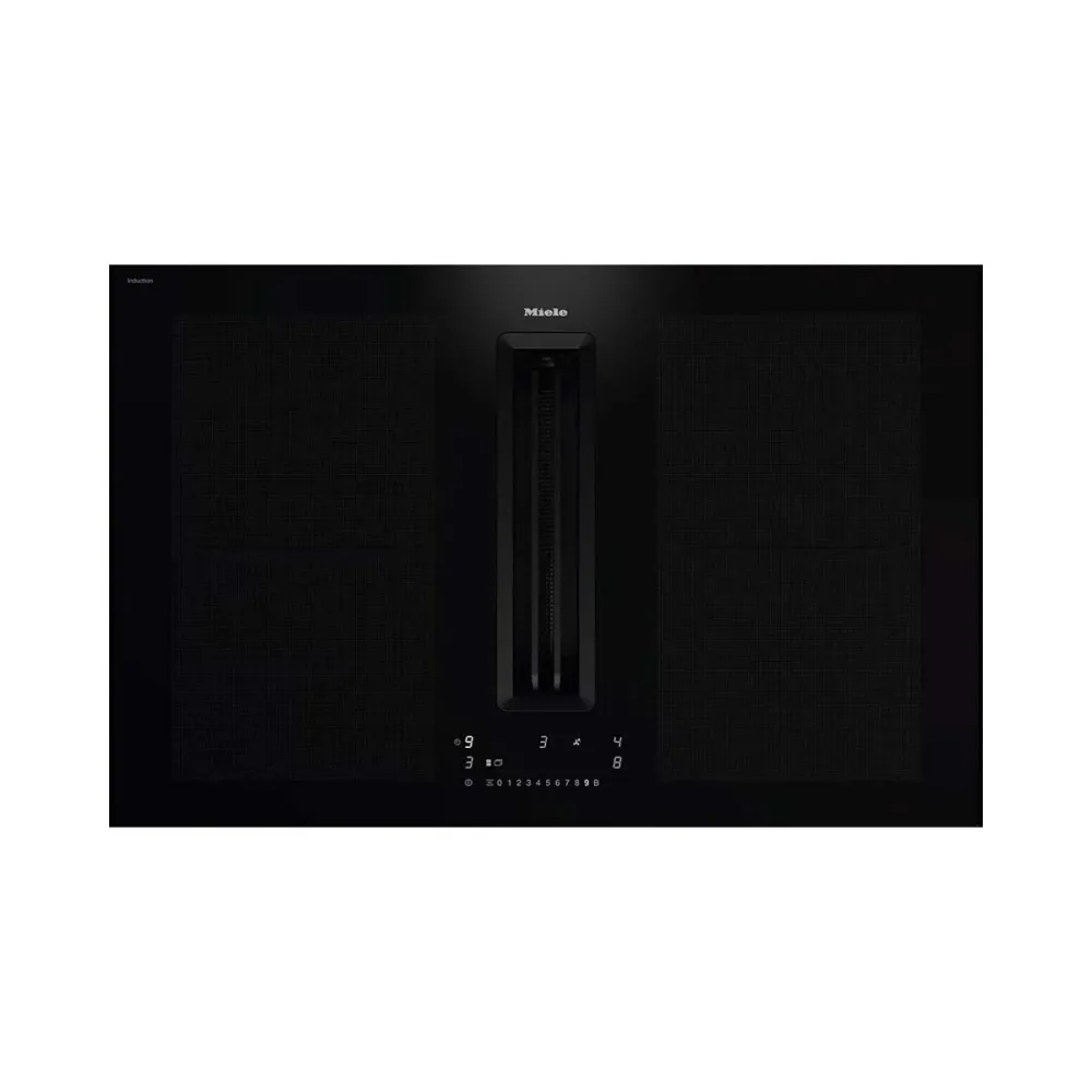 Miele KMDA 7676-1 FL Black Perfection Kochfeld mit integriertem Dunstabzug