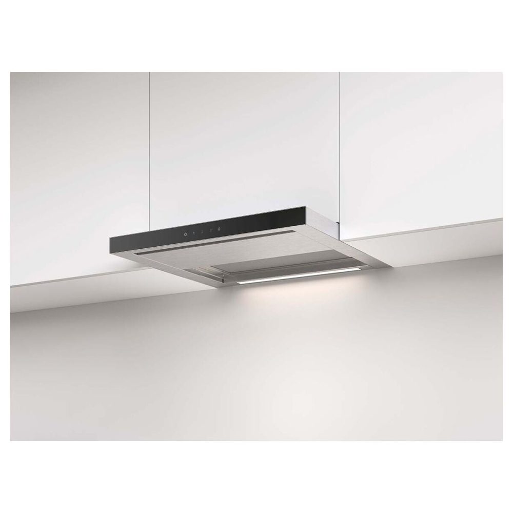 V-ZUG AiroClearEinbau V400 F55 6107400000 Dunstabzugshaube 55cm – Einbau Dunstabzug – glas / schwarz