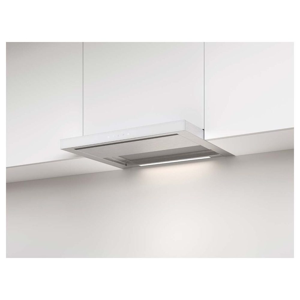 V-ZUG AiroClearEinbau V400 F60 6107500001 Dunstabzugshaube 60cm – Einbau Dunstabzug – glas / weiss