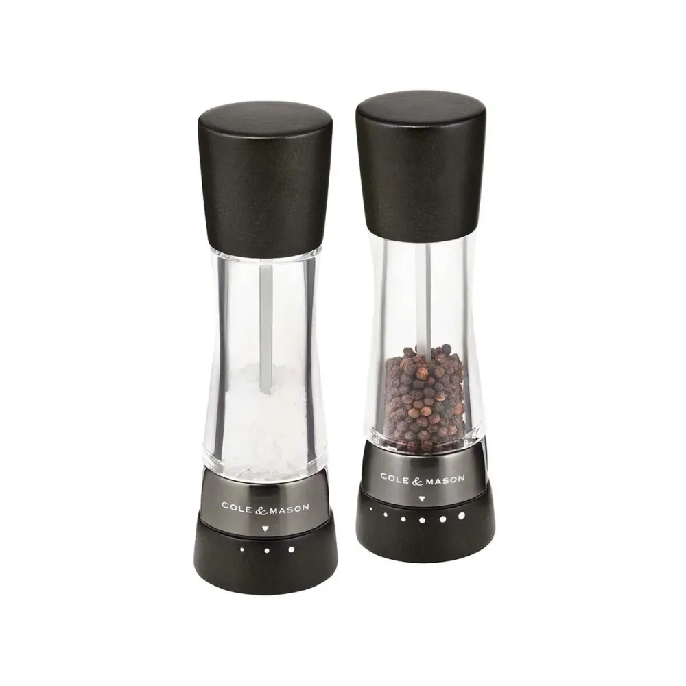 Cole & Mason Derwent Black Wood Salz- und Pfeffermühle