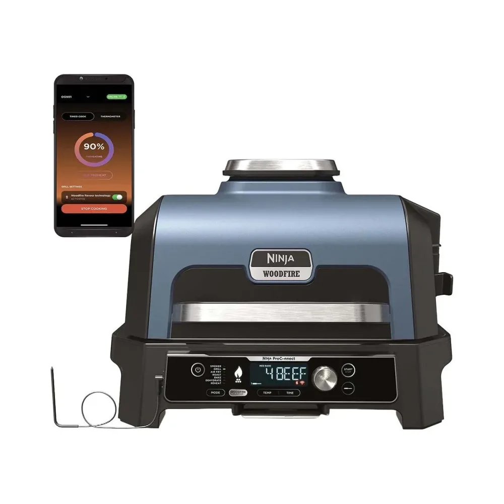 NINJA Elektrogrill WOODFIRE PRO CONNECT XL