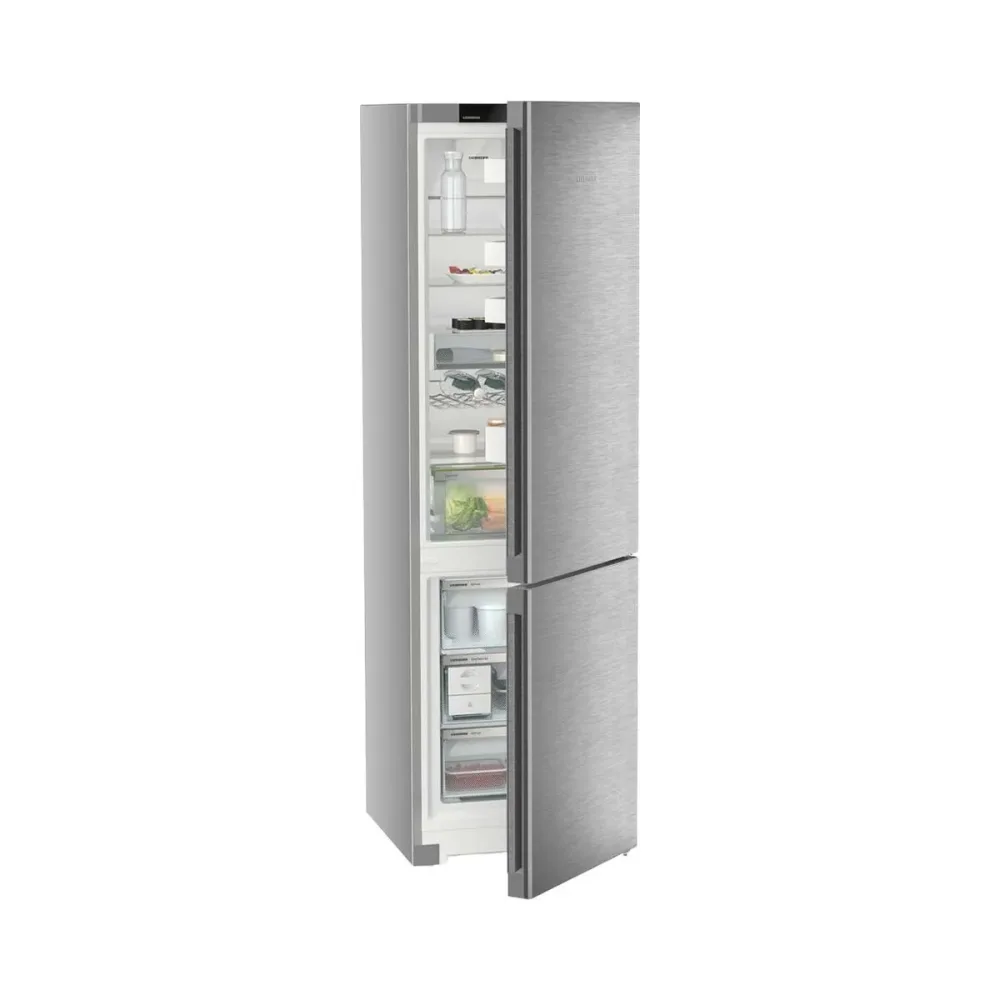 Liebherr CNsdb 5723-22 Kühlschrank mit Gefrierfach – Kühlschrank mit Gefrierfach freistehend – silber