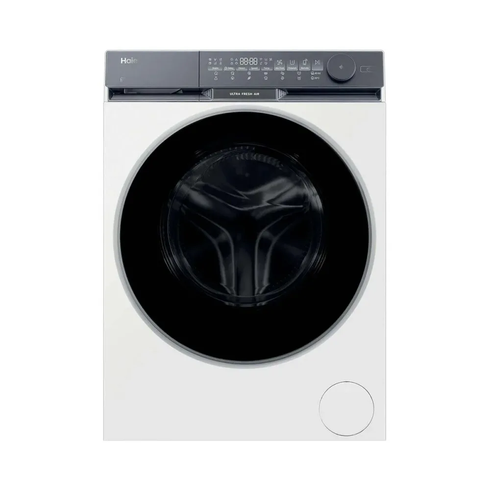 Haier HW90-B14387U1-S Waschmaschine Frontlader – schwarz / weiss