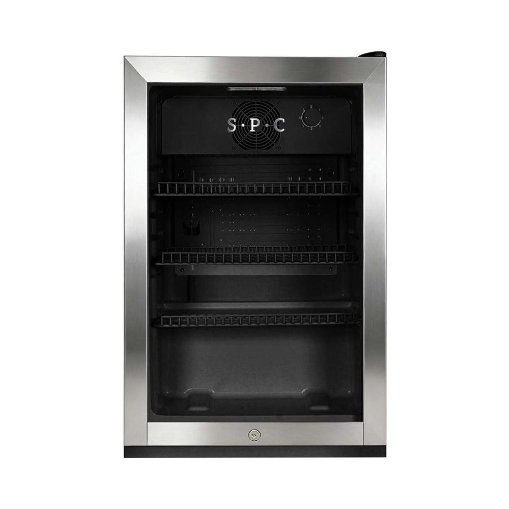 SPC, Flaschenkühlschrank, SPC FKS118C INOX Flaschenkühlschrank,