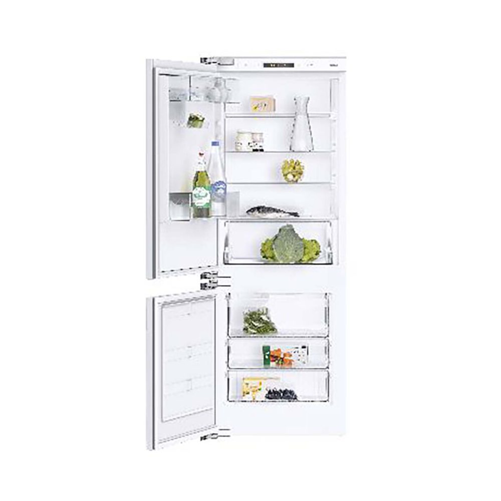 Sibir Duo Schwarz Links Einbau Kühlschrank 55cm vollintegriert – Einbaukühlschrank mit Gefrierfach 55 cm dekorfähig