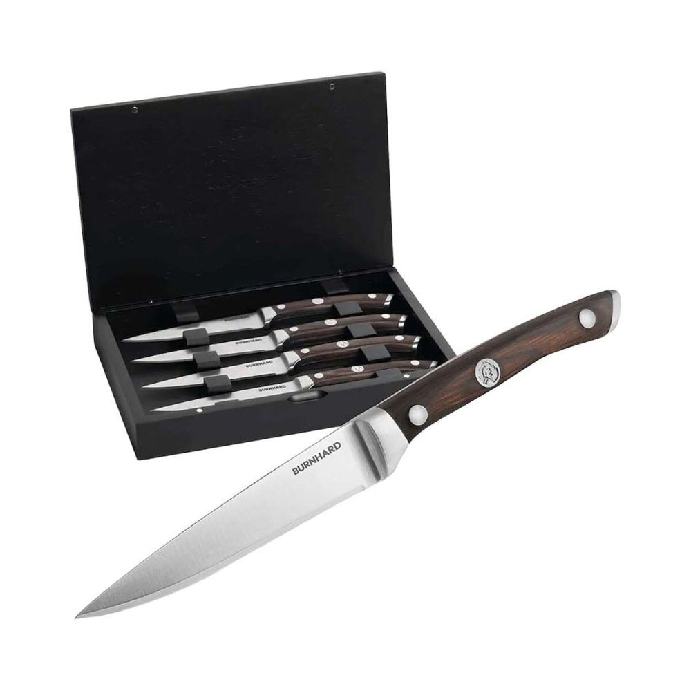 Burnhard Steakmesser 4er Pack – grau