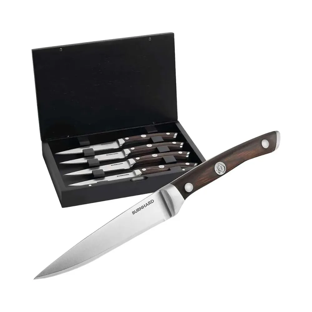 Burnhard Steakmesser 4er Pack – grau