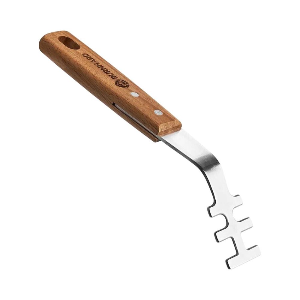 Burnhard Grillrostheber [26 cm] Grillheber – Grillzange/Grillbesteck – edelstahl