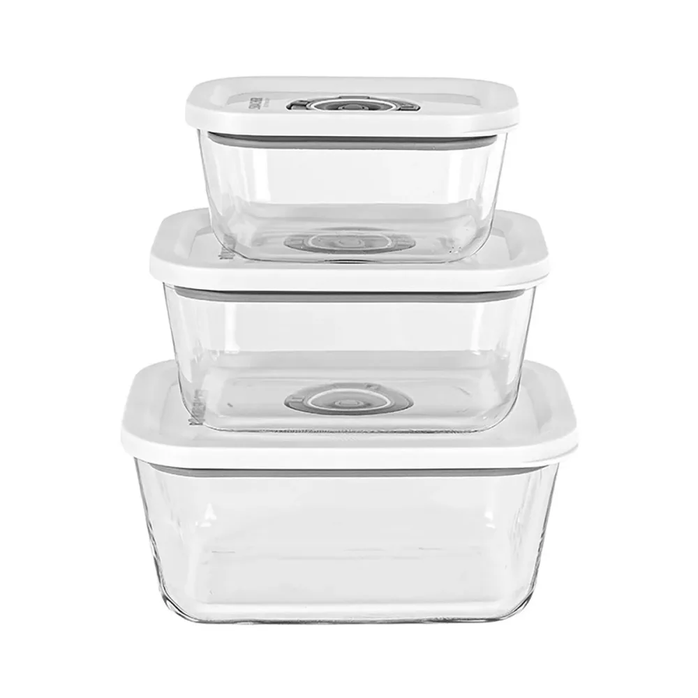 Rommelsbacher VCG 1 Vakuumbehälter 3 Stk. – Vakuumiergerät Zubehör – glas