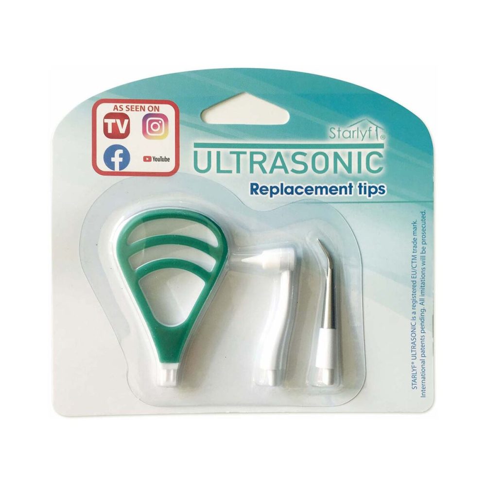 Starlyf Ultrasonic Replacement Heads Ersatz-Aufsätze – Ersatzbürste/Zahnpflege Zubehör – weiss